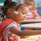 child painting