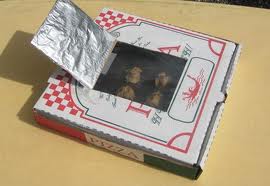 solar oven pizza box